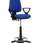 Taburete Elche CP brazos fijos bali color azul