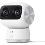 Security Indoor Cam S350  cmara doble  cmara de seguridad con resolucin 4K UHD  zoom de 8 y PTZ de 360  IA para personas y mascotas  ideal para monitor de beb/cmara para mascotas/seguridad del hogar  Wi-Fi de doble banda
