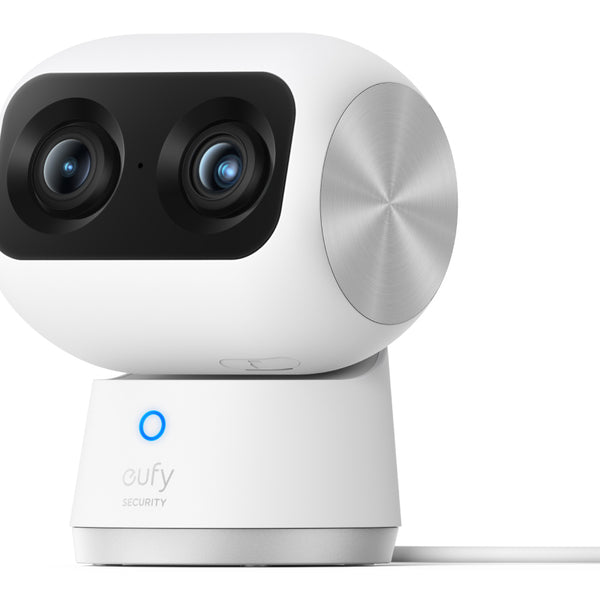 Security Indoor Cam S350  cmara doble  cmara de seguridad con resolucin 4K UHD  zoom de 8 y PTZ de 360  IA para personas y mascotas  ideal para monitor de beb/cmara para mascotas/seguridad del hogar  Wi-Fi de doble banda