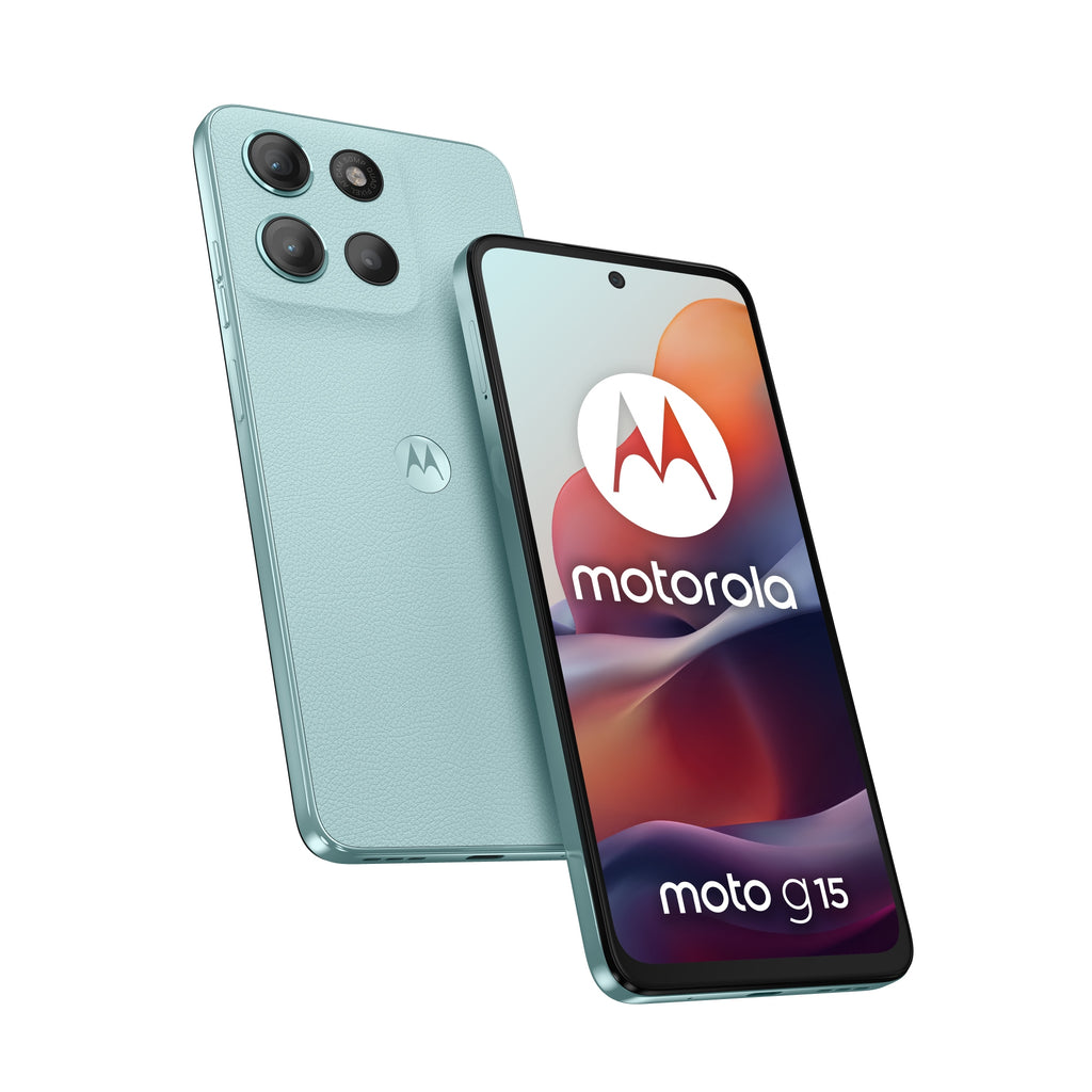 moto g15 17 1 cm (6.72") SIM doble Android 15 4G USB Tipo C 8 GB 512 GB 5200 mAh Azul claro