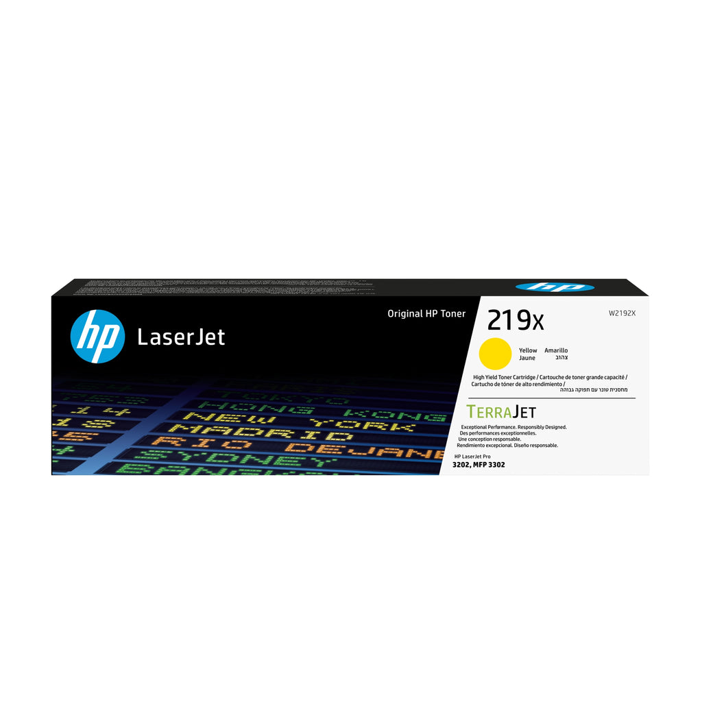Cartucho de Tner Original LaserJet 219X de alta capacidad amarillo
