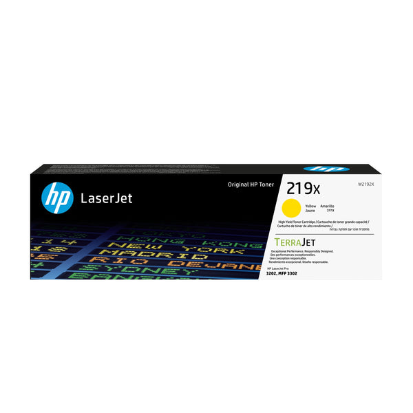 Cartucho de Tner Original LaserJet 219X de alta capacidad amarillo