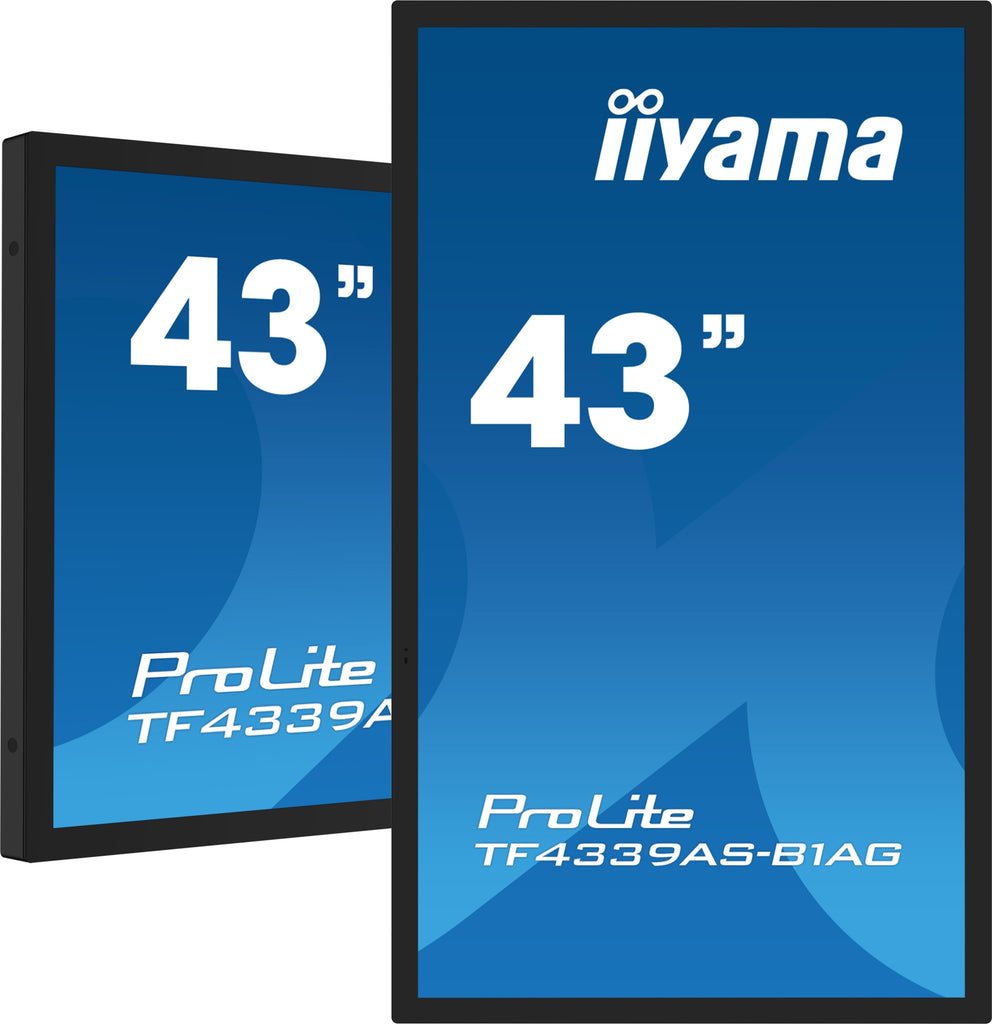 TF4339AS-B1AG pantalla para PC 108 cm (42.5") 3840 x 2160 Pixeles 4K Ultra HD LED Pantalla tctil Negro