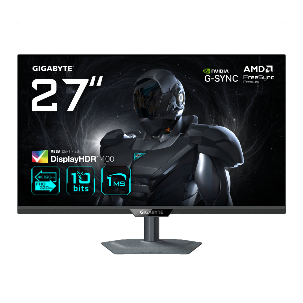 G27U Monitor de juego 27 4K UHD - Modo dual (4K 160Hz o FHD 320Hz)  3840 x 2160  1ms  350 cd/m  FreeSync Premium  DisplayHDR400  HDMI 2.1  DisplayPort 1.4