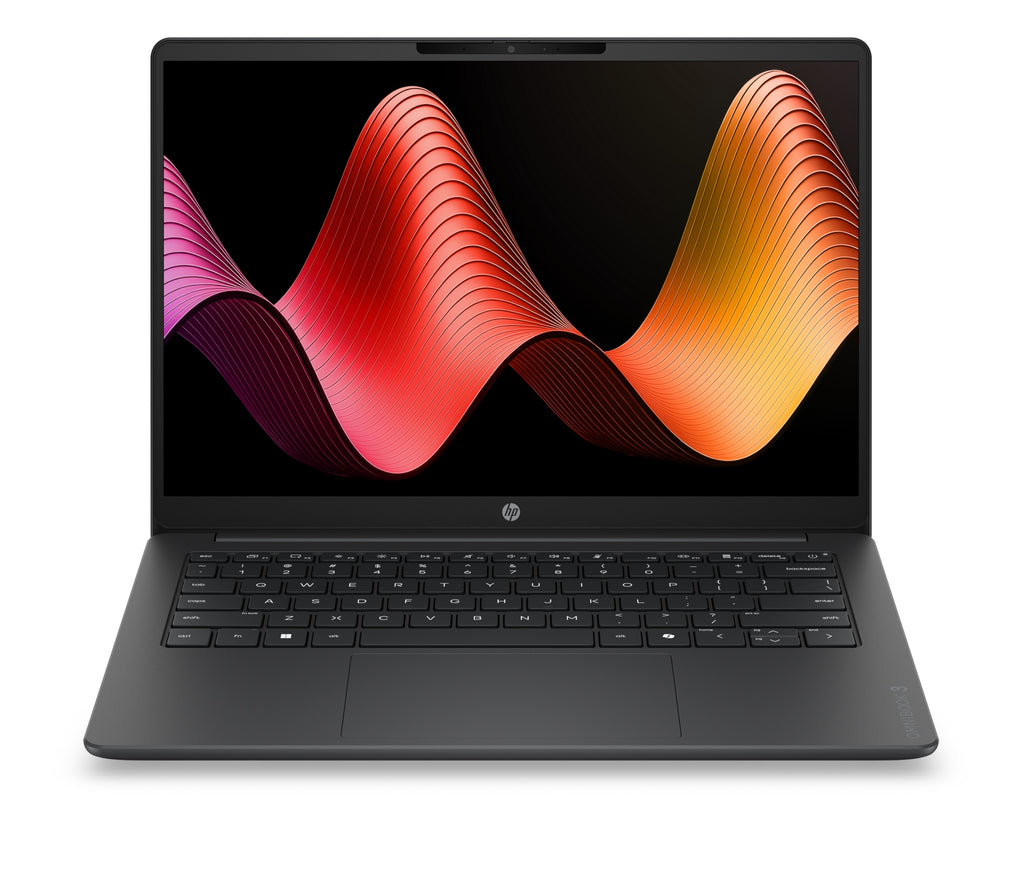 OmniBook 3 Laptop AI 14-ht0013nsx Intel Core Ultra 5 225U Porttil 35 6 cm (14") 2K 8 GB DDR5-SDRAM 256 GB SSD Wi-Fi 6 (802.11ax) FreeDOS AI PC Negro  Gris