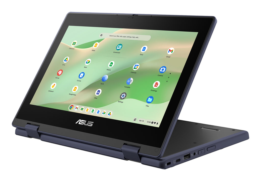 Chromebook CR11 Flip CR1104FTA-NS0379 - Ordenador Porttil 11.6" HD (Intel N N150  4GB RAM  64GB eMMC  Graphics  ChromeOS) Gris Mineral - Teclado QWERTY espaol