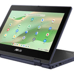 Chromebook CR11 Flip CR1104FTA-NS0379 - Ordenador Porttil 11.6" HD (Intel N N150  4GB RAM  64GB eMMC  Graphics  ChromeOS) Gris Mineral - Teclado QWERTY espaol