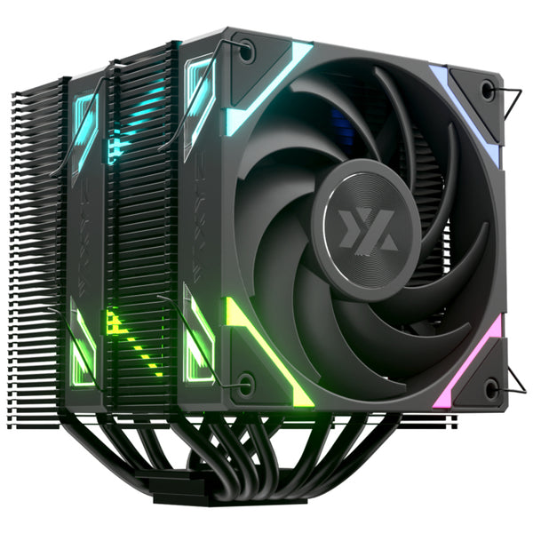 THERMAX 6 DUO  DISIPADOR CPU DUAL  VENTILADOR VORTEX ALTO RENDIMIENTO  120MM  NEGRO