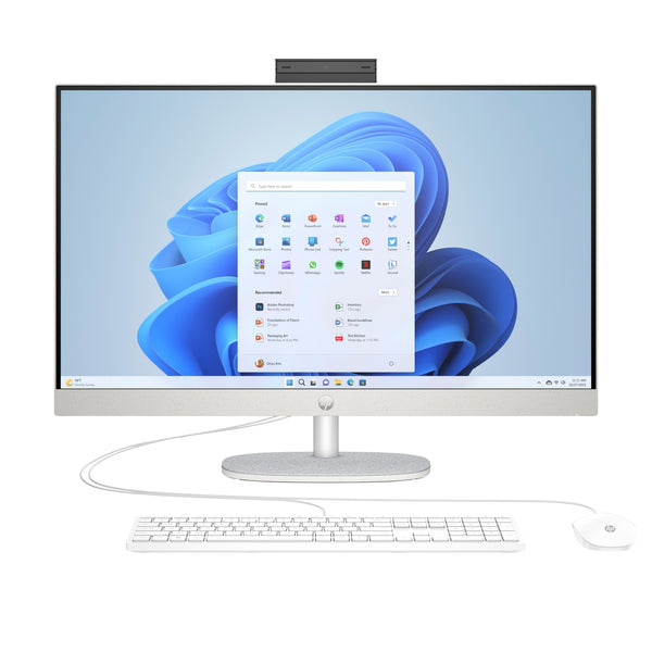 27 inch All-in-One 27-cr0129ns PC Intel Core i5 i5-1335U 68 6 cm (27") 1920 x 1080 Pixeles 16 GB DDR4-SDRAM 512 GB SSD FreeDOS Wi-Fi 6 (802.11ax) Blanco