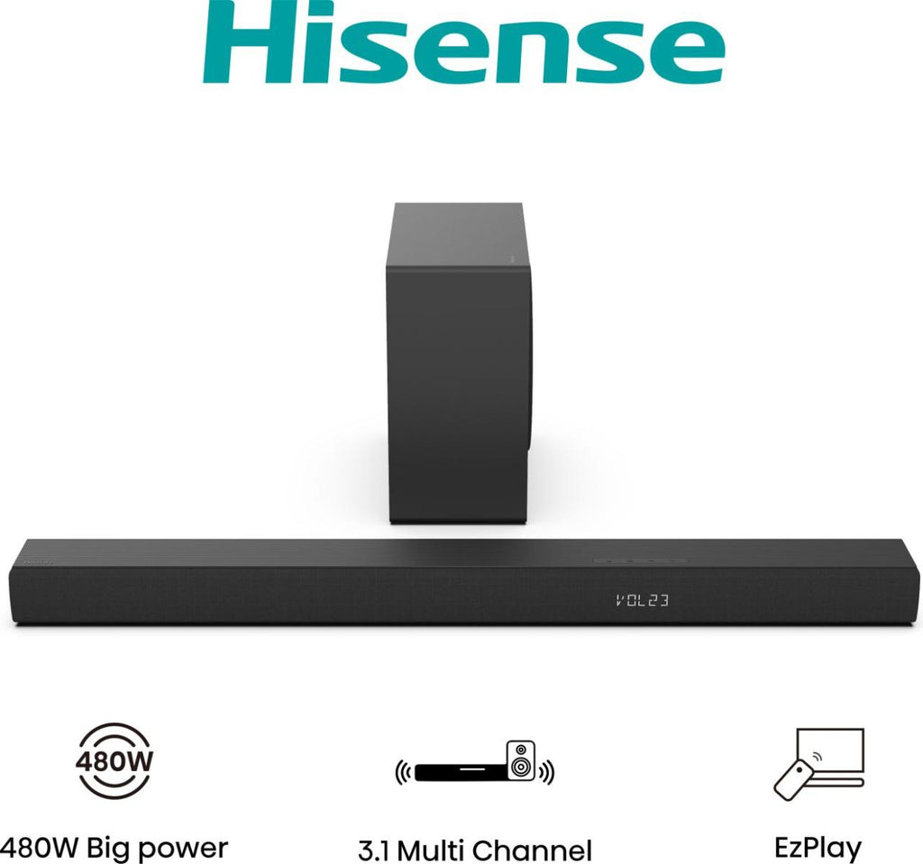HS3100 Negro 3.1 canales 480 W