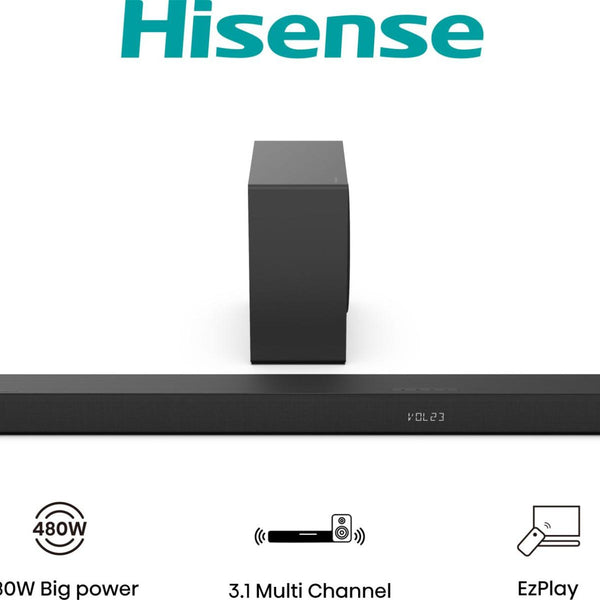 HS3100 Negro 3.1 canales 480 W