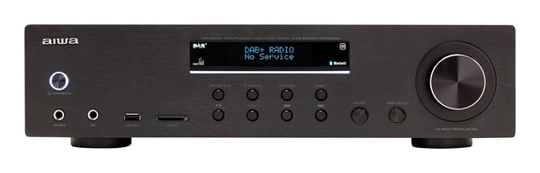 AMR-200DAB/BK amplificador de audio 2.0 canales Hogar Negro