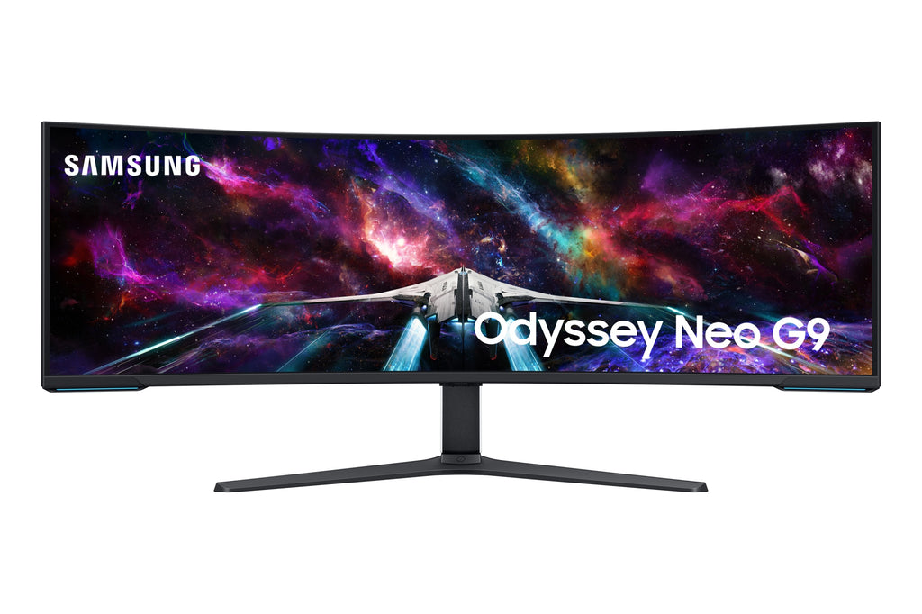 G95NC pantalla para PC 144 8 cm (57") 7680 x 2160 Pixeles Dual UHD LED Negro  Blanco