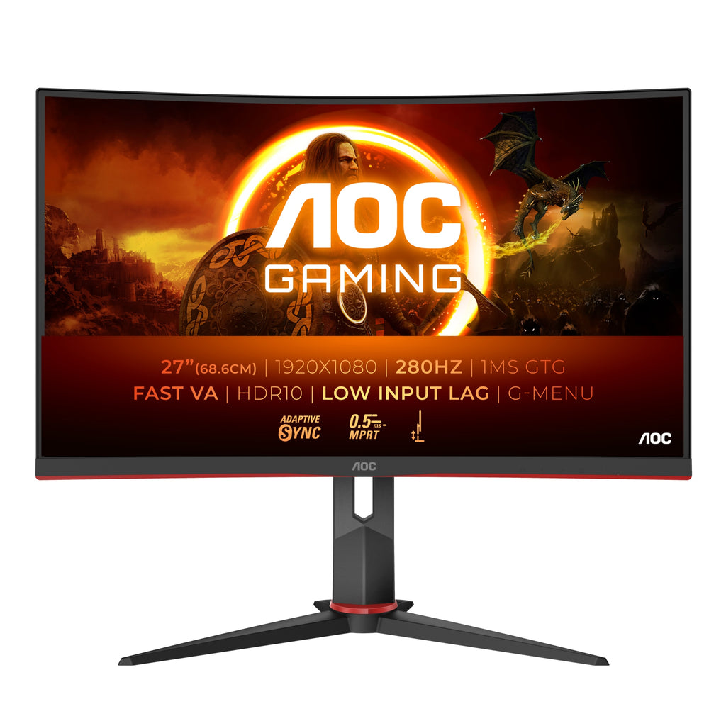 G2 C27G2Z3/BK pantalla para PC 68 6 cm (27") 1920 x 1080 Pixeles Full HD LED Negro  Rojo