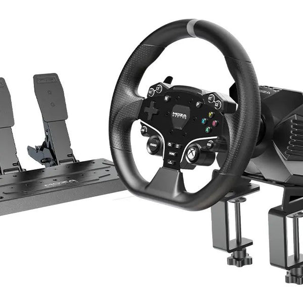 RS053 mando y volante Negro USB Volante + Pedales PC  Xbox One  Xbox Series S  Xbox Series X