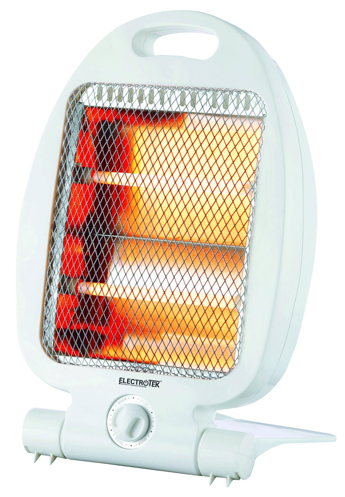 ET-QH01 calefactor elctrico Interior Blanco 800 W Calefactor elctrico de cuarzo