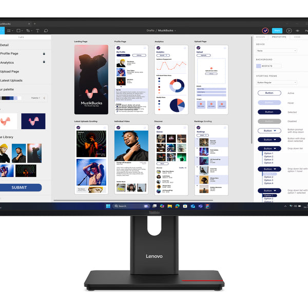 ThinkVision T32UD-40 Monitor