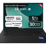 Gram 14Z90T Intel Core Ultra 7 255H Porttil 35 6 cm (14") WUXGA 32 GB LPDDR5x-SDRAM 1 TB SSD Wi-Fi 6E (802.11ax) Windows 11 Pro Espaol Negro