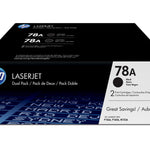 Pack de ahorro de 2 cartuchos de tner original LaserJet 78A negro