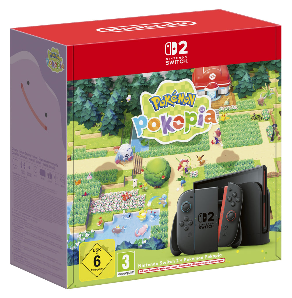 Switch 2 & Pokemon Pokopia videoconsola porttil 20 1 cm (7.9") 256 GB Pantalla tctil Wifi Negro
