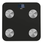 HBAS1155 Rectngulo Negro Bscula personal electrnica