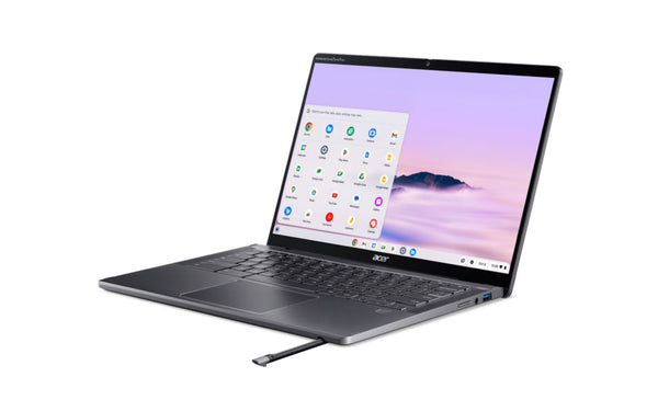 Chromebook CPE794-1N-TCO-73UW Intel Core Ultra 7 155U 35 6 cm (14") Pantalla tctil WUXGA 32 GB LPDDR5x-SDRAM 512 GB SSD Wi-Fi 6E (802.11ax) ChromeOS Gris