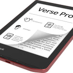 Verse Pro lectore de e-book Pantalla tctil 16 GB Wifi Negro  Rojo