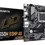 B650M D3HP AX Placa base - AMD Ryzen serie 9000  VRM de 5+2+2 fases  hasta 8000 MHz DDR5 (OC)  2xPCIe 4.0 M.2  WIFI 6E  LAN 2 5 GbE  USB 3.2 Gen 1