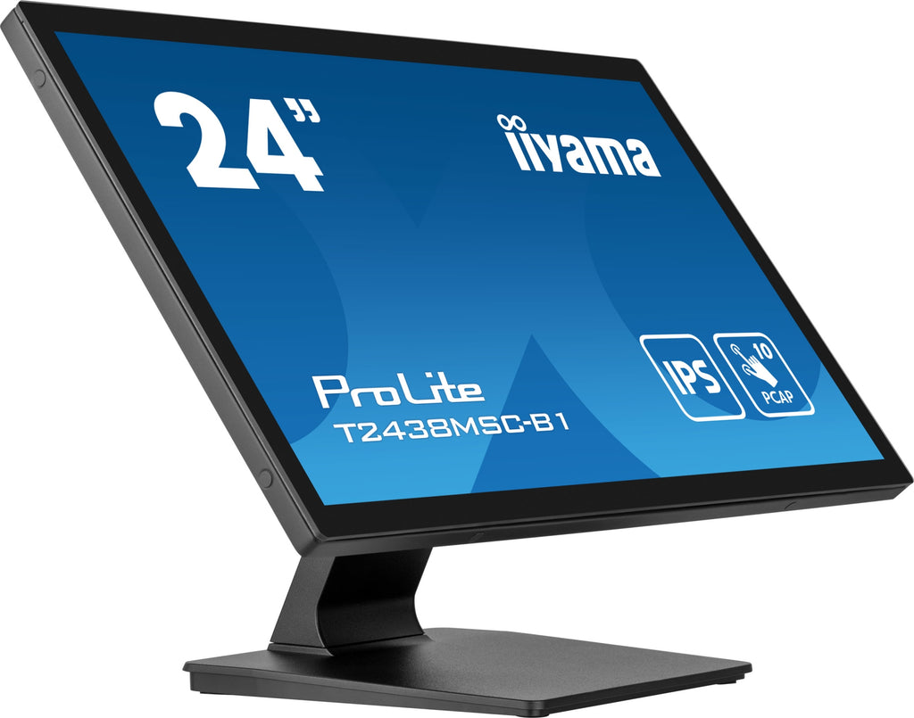 ProLite T2438MSC-B1 pantalla para PC 60 5 cm (23.8") 1920 x 1080 Pixeles Full HD LED Pantalla tctil Negro