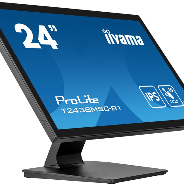 ProLite T2438MSC-B1 pantalla para PC 60 5 cm (23.8") 1920 x 1080 Pixeles Full HD LED Pantalla tctil Negro