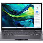 Aspire Spin 14 ASP14-52MTN-505B Intel Core Ultra 5 115U Hbrido (2-en-1) 35 6 cm (14") Pantalla tctil WUXGA 16 GB LPDDR5x-SDRAM 512 GB SSD Wi-Fi 6 (802.11ax) Windows 11 Home Gris