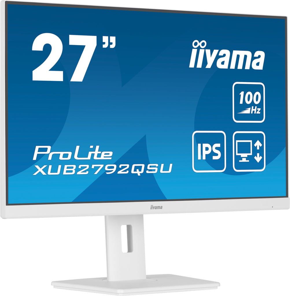 ProLite XUB2792QSU-W6 pantalla para PC 68 6 cm (27") 2560 x 1440 Pixeles Quad HD LED Blanco