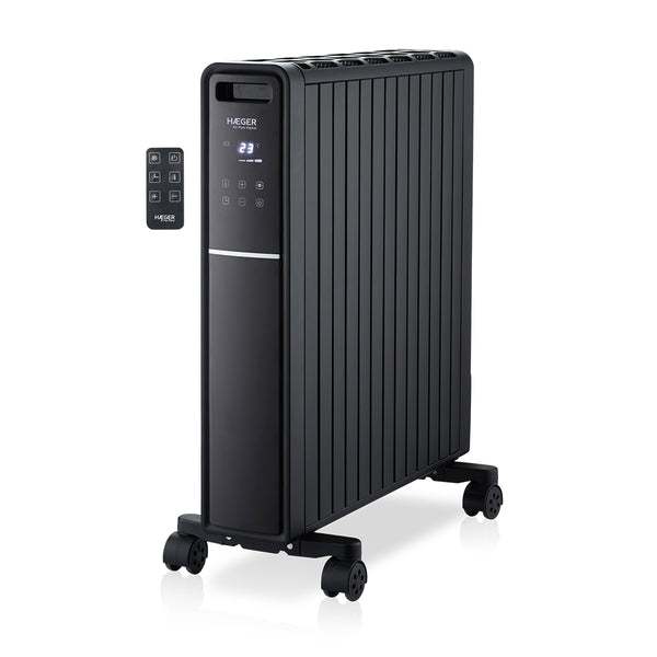 HE-20D.003A calefactor elctrico Interior Negro 2000 W Convector