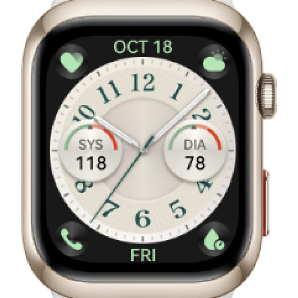Watch D2 4 62 cm (1.82") AMOLED 48 mm Digital 480 x 408 Pixeles Pantalla tctil Oro
