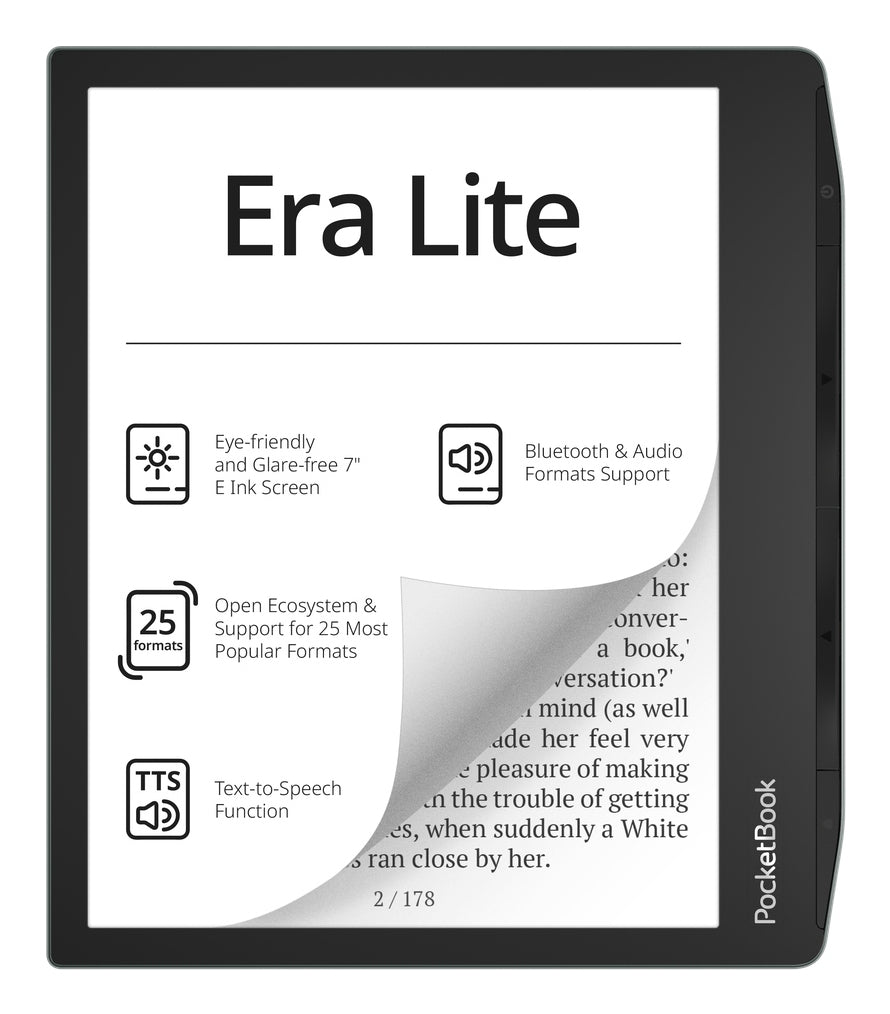 Era Lite lectore de e-book Pantalla tctil 16 GB Wifi Negro