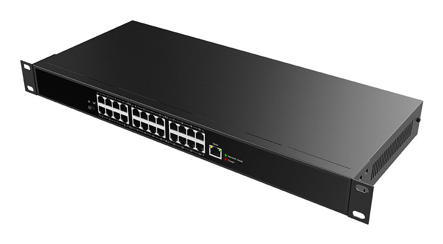 PN24 switch No administrado Fast Ethernet (10/100) Negro
