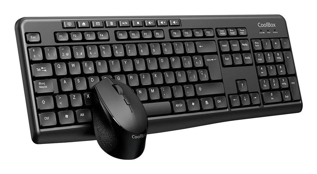 KIT INALAMBRICO MULTIMEDIA DE TECLADO Y RATN SILENCIOSOS