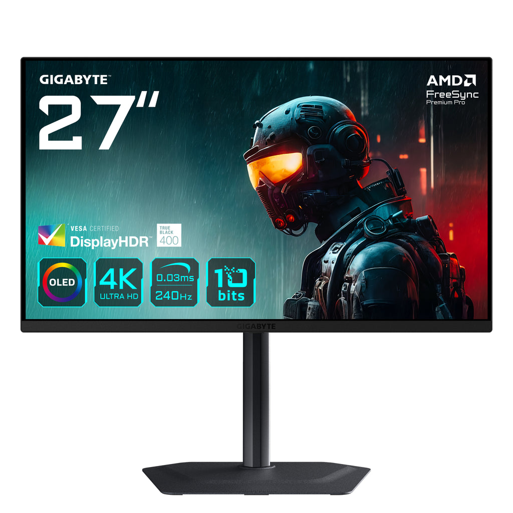 MO27U2 OLED 4K UHD Gaming Monitor - 3840 x 2160  240Hz  0 03 ms  1000 cd/m  Display HDR True Black 400  HDMI 2.1  DisplayPort 1.4