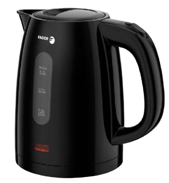 Teya Noir tetera elctrica 1 L 2200 W Negro
