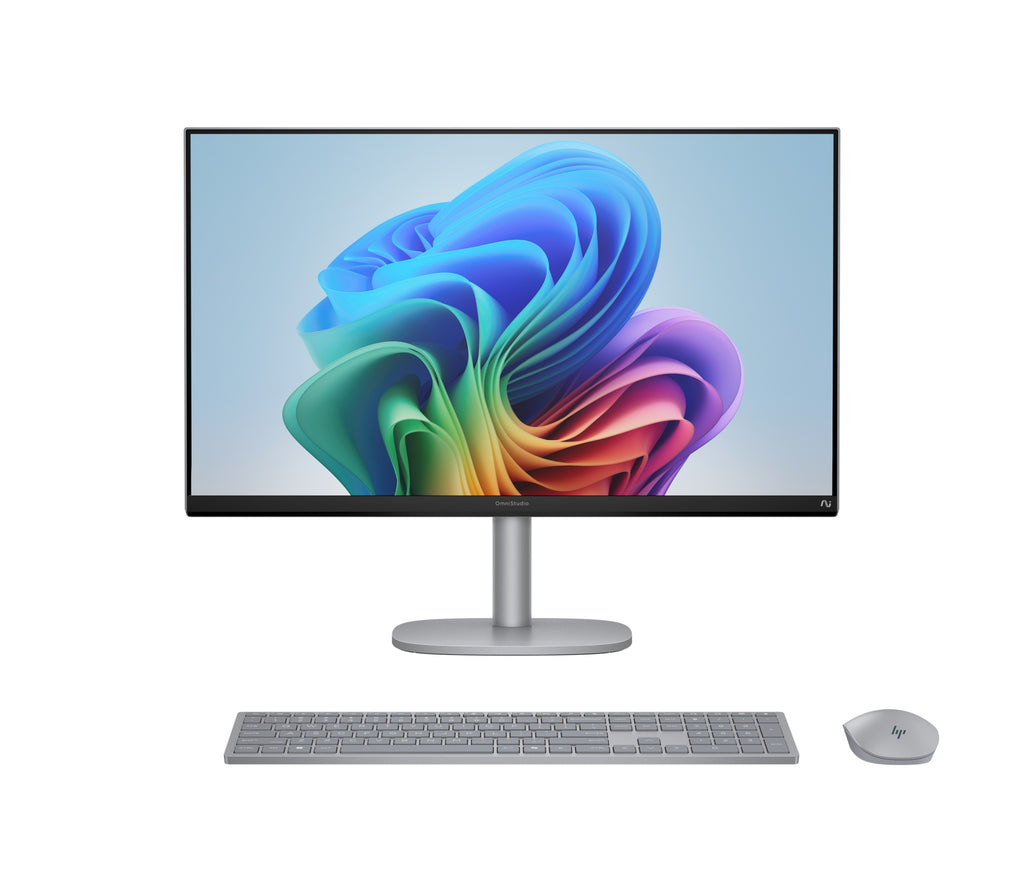 OmniStudio X All-in-One Desktop Next Gen AI 27-cs1005ns PC Copilot+ PC Intel Core Ultra 5 226V 68 6 cm (27") 1920 x 1080 Pixeles PC todo en uno 16 GB LPDDR5x-SDRAM 1 TB SSD Windows 11 Home Wi-Fi 6E (802.11ax) Plata