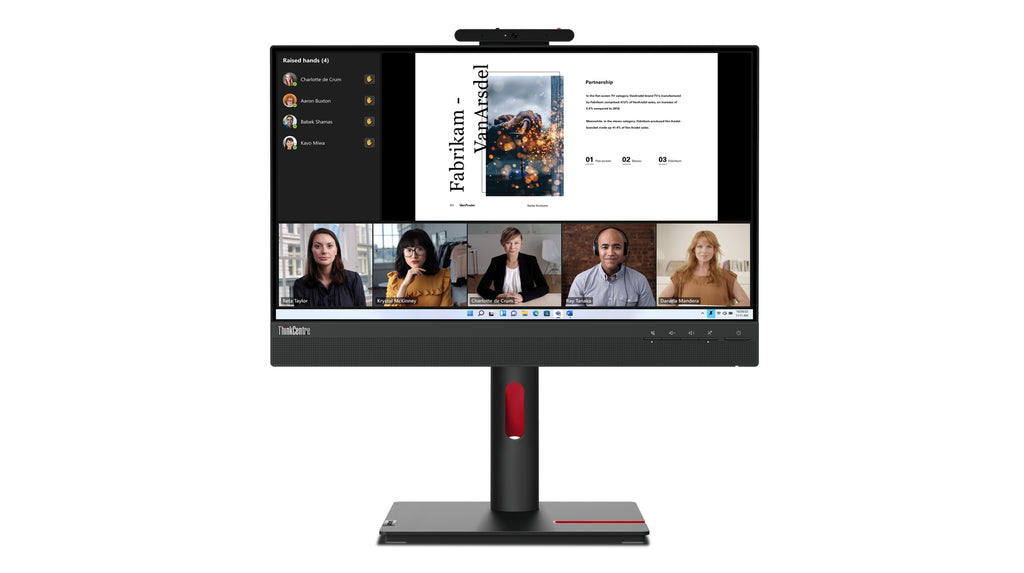 ThinkCentre Tiny-In-One 22 Gen 5 LED display 54 6 cm (21.5") 1920 x 1080 Pixeles Full HD Negro