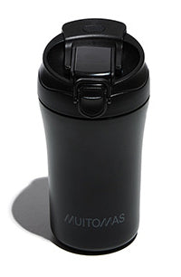 WBOTTLETH350BK taza de viaje 350 ml Negro Acero inoxidable