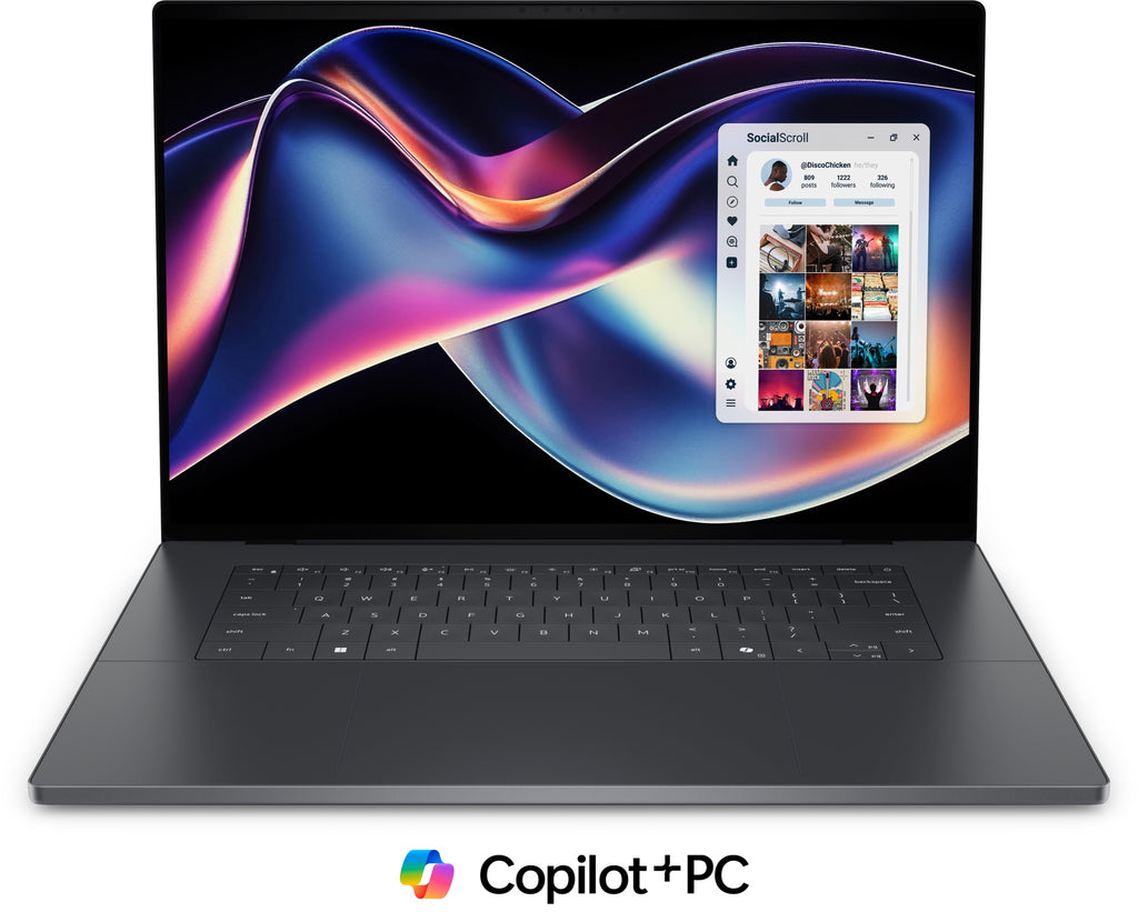 XPS DA16260 Copilot+ PC Intel Core Ultra X7 358H Porttil 40 6 cm (16") Pantalla tctil 3.2K 32 GB LPDDR5x-SDRAM 1 TB SSD Wi-Fi 7 (802.11be) Windows 11 Pro Grafito Espaol