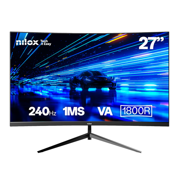 MONITOR 27 CURVO 240HZ VA HDMI Y DP pantalla para PC 68 6 cm (27") 1920 x 1080 Pixeles Full HD LCD