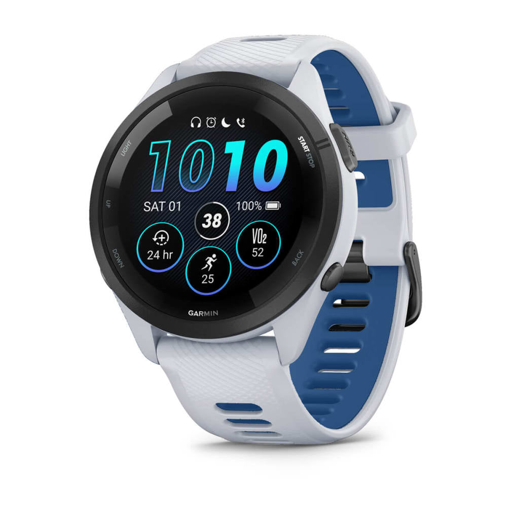 Forerunner 265 3 3 cm (1.3") AMOLED 46 mm Digital 416 x 416 Pixeles Pantalla tctil Negro  Blanco Wifi GPS (satlite)