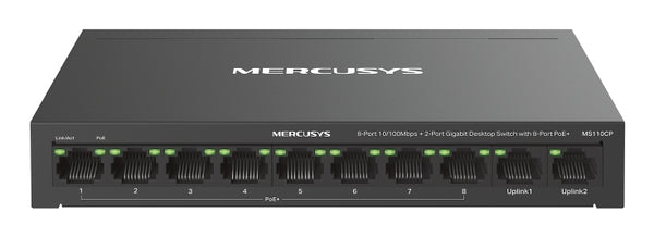 MS110CP switch Fast Ethernet (10/100) Energa sobre Ethernet (PoE) Negro