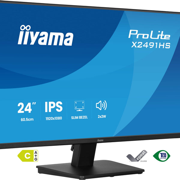 ProLite X2491HS-B1 pantalla para PC 60 5 cm (23.8") 1920 x 1080 Pixeles Full HD LCD Negro