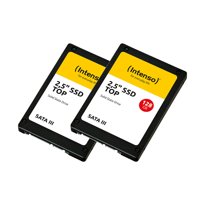 SSD de 2 5" SATA III Top Doble Pack  SSD interna  2x 128 GB  negro