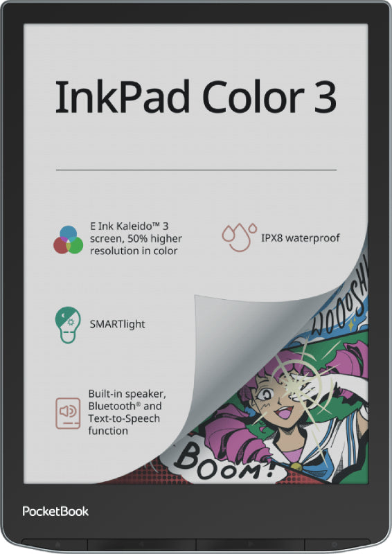 InkPad Color 3 lectore de e-book Pantalla tctil 32 GB Wifi Negro  Gris