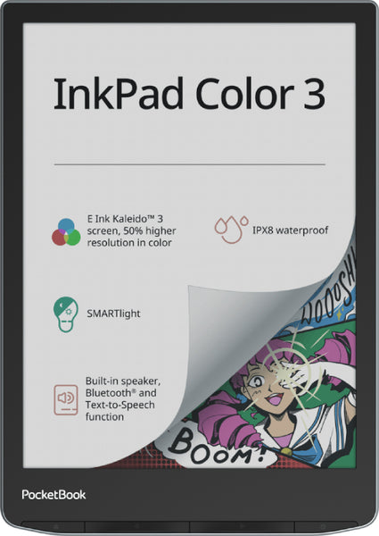 InkPad Color 3 lectore de e-book Pantalla tctil 32 GB Wifi Negro  Gris